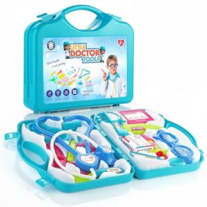 Aditi Toys Doctor Playset For Kids, Pretend Play Doctor Set With Foldable Suitcase For Kids, Doctor Kit Toyset For Kids Above 3 Years, BIS Approved. (AT03P)
