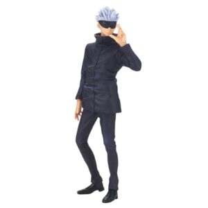 Funfob Jujutsu Kaisen Gojo Action Figure Height -21cm Collectible for Anime Fans Manga Weeb PVC Multicolour | Gojo Eye Mask