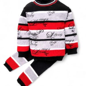 GTWO Printed Design Kids Knitted Wool Full Sleeve Warm Sweater Pullover Cardigan/Sweatshirt/Sweater Pajami Set for Infant Toddler Boys & Girls (Pack of 1)