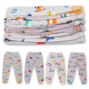 Gultum Grey Woolen Pajami for Baby | Set of 4 Pcs | Grey Color (Grey, 12-18 Months)