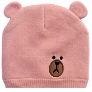 Hozzbun® Baby Woolen Winter Caps Set for Kids, CapsWarmer, Skull Caps Winter Protection, for Age 12 Months to 4 Years (1) Multicolour