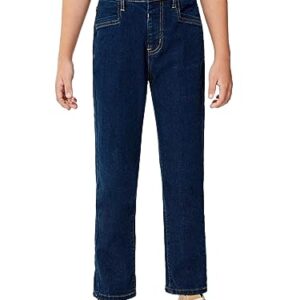 KOTTY Boys Straight Fit Cotton Lycra Blend Solid Jeans Denim Blue