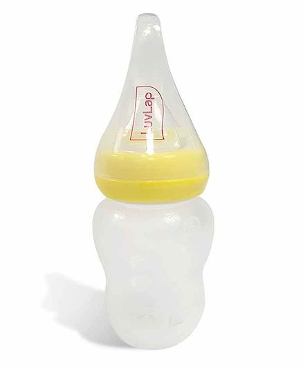 LuvLap Silicone Easy Squeezy Baby Food Feeder, 4M+, 180ml, (Yellow) Online in India, Buy at Best Price from FirstCry.com - 3356199