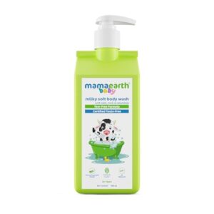 Mamaearth Milky Soft Body Wash for Babies with Oats, Milk and Calendula (400 ml)