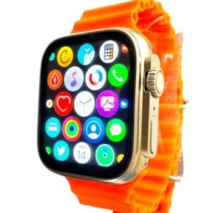 OLYWIN Best Boost T800 Ultra Orange Smart Watch Display, Bluetooth Calling HD Smart Smartwatch (Multicolour Free Size) (Orange, 1.83)