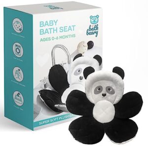 Baby Bath Seat, Sink Bath Tub Cushion,Newborn Infant Bathing, Baby Bathtub Seat, Panda Bear Design Cushion for Baby Bath Soft and Plush, Washable and Easy Dry Baby Bath Cushion