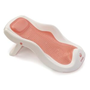 LuvLap Baby Bath Seat 0-12 Months, Durable, Non-Slip, Safe & Comfortable Baby Bather (Pink)