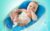Babies Bloom Blue Baby Bath Pad Baby Bath Cushion Baby Bath Seat