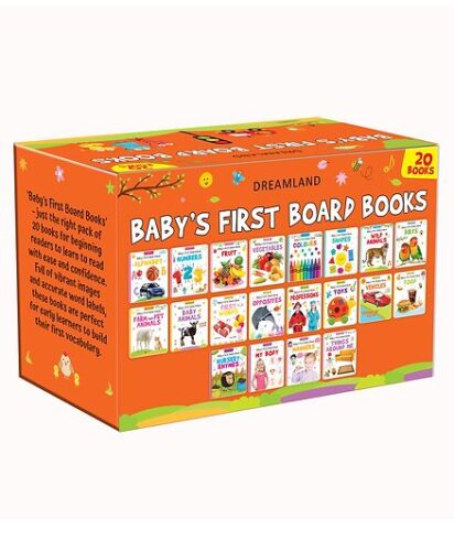 Dreamland Baby’s First Board Books Pack of 20 Books – English