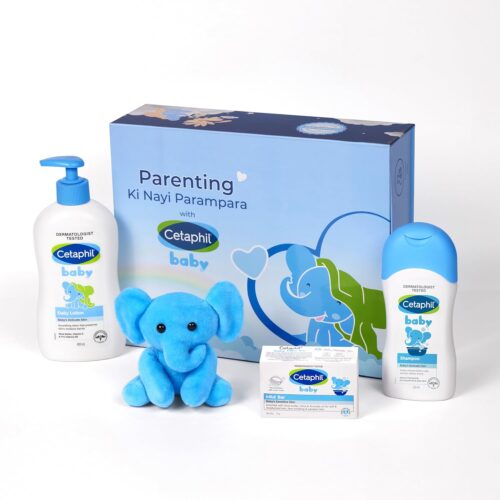 Cetaphil Baby Gift packs with Soft Toy | Bath Time Essentials Set