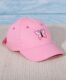 DukieKooky Butterfly Embroidered Baseball Cap – Pink