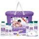 Himalaya Baby Basket Gift Pack (Violet)- Pack of Combo, Blue, 9 Count (Pack of 1)