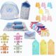 Infantbond 56 in 1 New Born Baby Complete Daily Items Combo(0-6 Months) (Blue Moon), Pack of 1