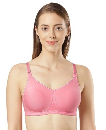 Jockey ES08 Women’s Wirefree Non Padded Super Combed Cotton Elastane Stretch Full Coverage Nursing Bra