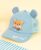 Kicks & Crawl Cotton Bear Applique Detailed Cap – Blue – Diameter 14 cm