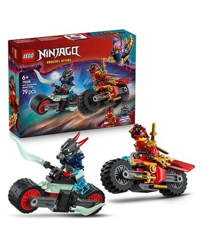 LEGO Ninjago Kai’S Motorcycle Speed Race Playset With 2 Ninja Bike Toys 79 Pieces – 71838