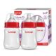 LuvLap Anti-Colic Wide Neck Natura Flo Baby Feeding Bottle, 150ml (Pack of 2), New Born/Infants/Toddler Upto 3 Years, BPA Free