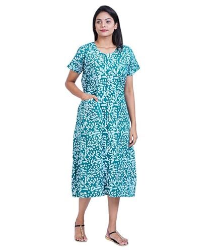 MENMAII Women’s XL – Housecoat/Full front open/BathRobe Multipurpose Night gown with pocket for women