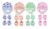 MOM’S DARLING, Pack of 4 pairs, Cap Mittens and Booties set for New born baby 0-6 months | New Born Baby Products all | Baby Gloves and Socks Set | Baby Shower Gift | Baby Products | Multicolor