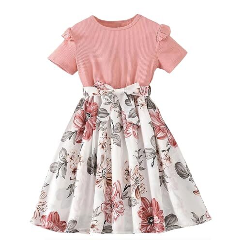 Niren Enterprise Baby Girl Dresses, Modal Fabric Frocks with Floral Print