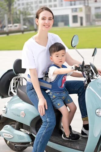 POLKA TOTS Two-Wheeler/Motorcycle Child Harness Safety Seat Belt
