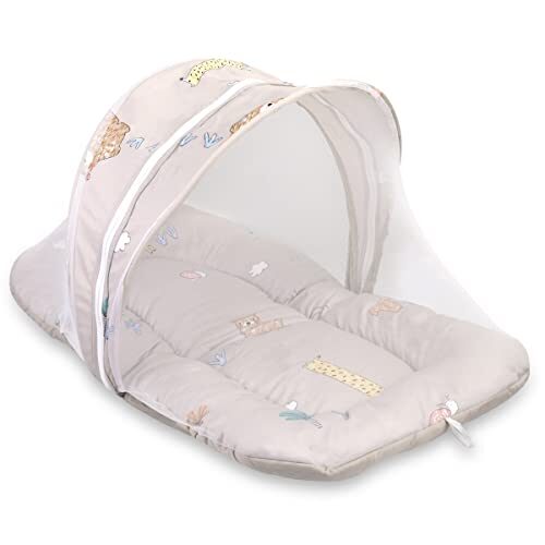 R for Rabbit Snuggy Safari Baby Sleeping Bedding Set with Mosquito Net