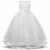 Ripening Girls’ Satin & Tissue Net Front Fit & Flare Layeredred Maxi Dress Gown