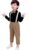 SAGAR IMPEX Boys Cotton Lycra Solid Full Sleeves Shirt and Pant Set with Suspender and Bow Tie | Clothing Set for Boys