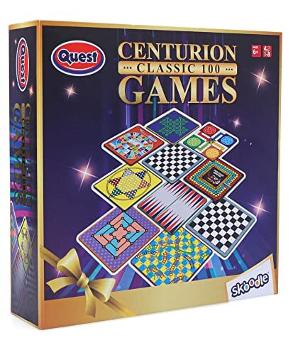 5 Double Sided 100 Classic Family Board Games