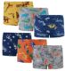 Boys Boxer Briefs Shorts Cotton Dinosaur Shark Baby Toddler Underwear for Kids Boy 3/6 Pack