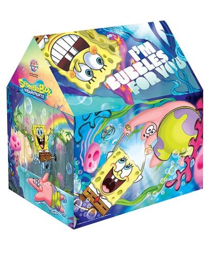 Spongebob Printed Tent House Assembling Pipes & Joints – Multicolor