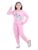 Sweatshirt or Hoodie with Pyjama Set for Girls, Boys, Kids. Embroidery Print, Baby Pink