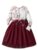 TAGAS Toddler Girls Flower Print Long Sleeve Dress