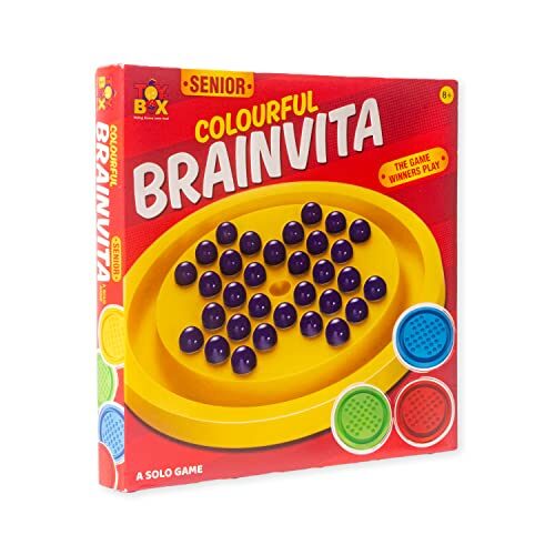 Colourful Brainvita Senior Mind Challenging Board Game